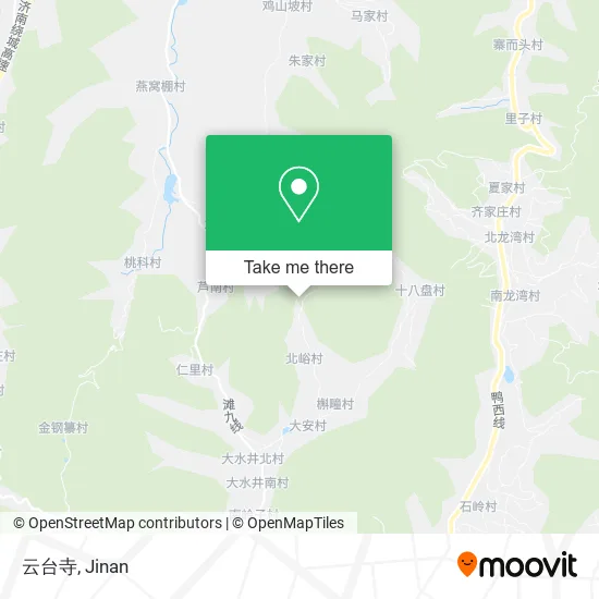 云台寺 map