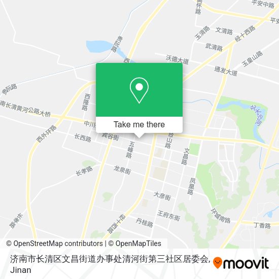 济南市长清区文昌街道办事处清河街第三社区居委会 map