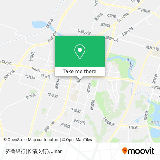 齐鲁银行(长清支行) map