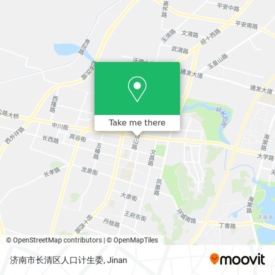济南市长清区人口计生委 map