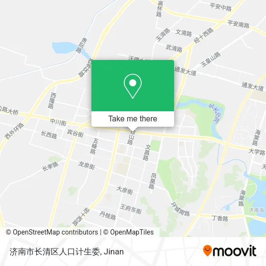 济南市长清区人口计生委 map
