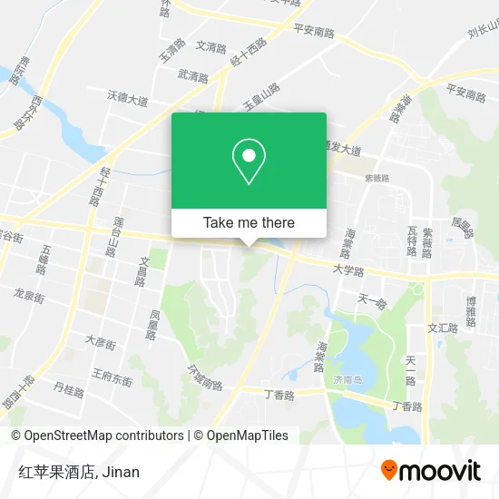 红苹果酒店 map