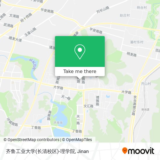 齐鲁工业大学(长清校区)-理学院 map