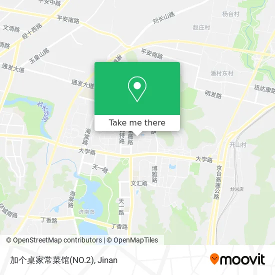 加个桌家常菜馆(NO.2) map