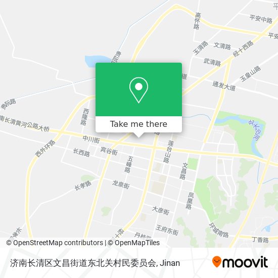 济南长清区文昌街道东北关村民委员会 map