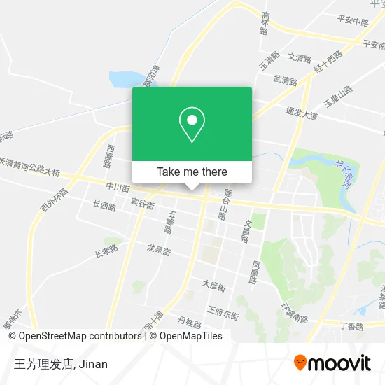 王芳理发店 map