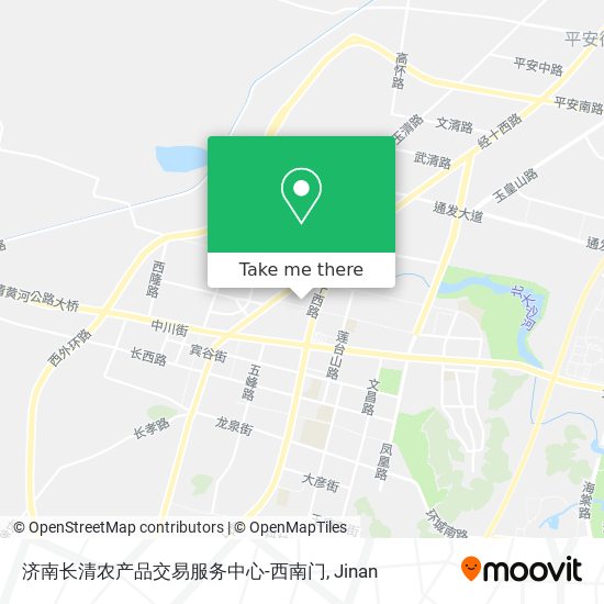 济南长清农产品交易服务中心-西南门 map