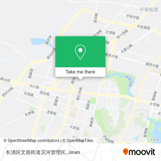 长清区文昌街道滨河管理区 map