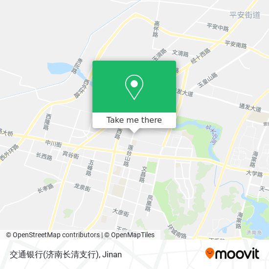交通银行(济南长清支行) map