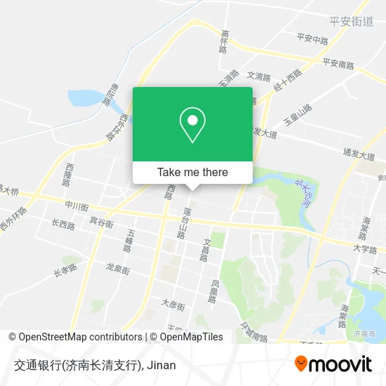 交通银行(济南长清支行) map