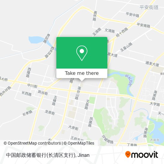 中国邮政储蓄银行(长清区支行) map