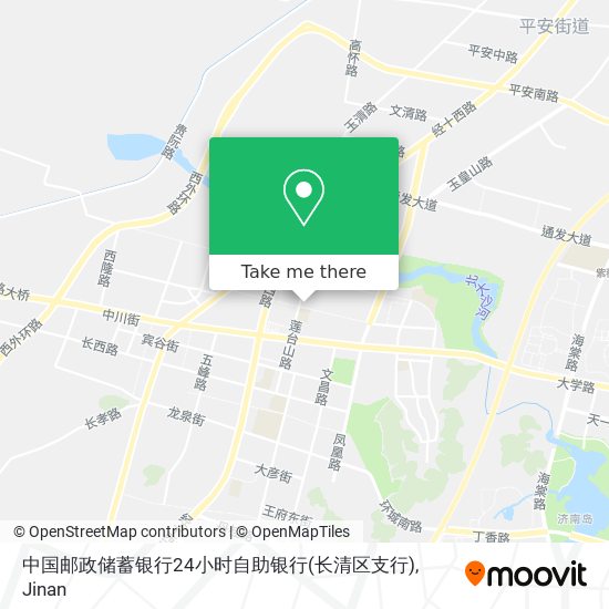 中国邮政储蓄银行24小时自助银行(长清区支行) map
