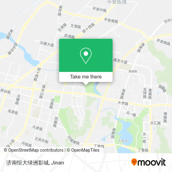济南恒大绿洲影城 map