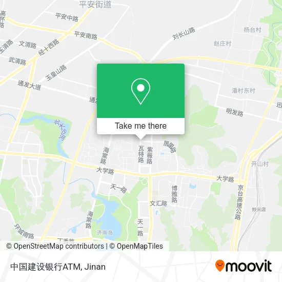 中国建设银行ATM map