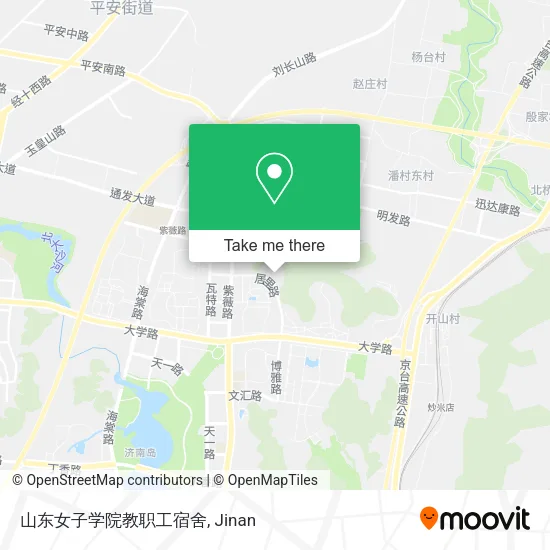 山东女子学院教职工宿舍 map