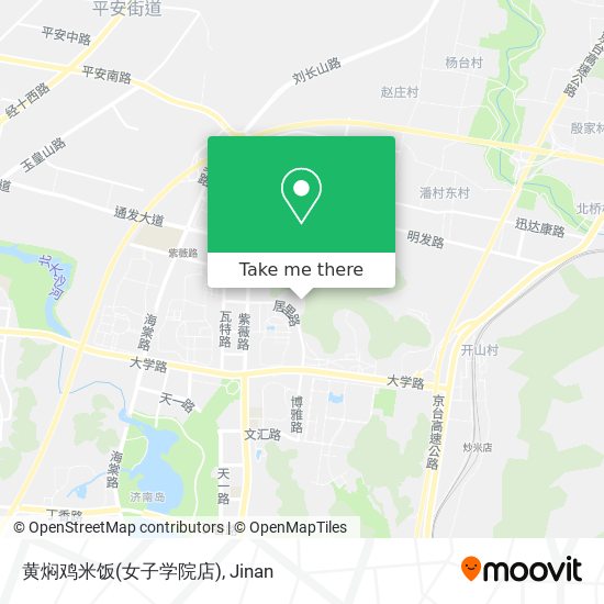 黄焖鸡米饭(女子学院店) map