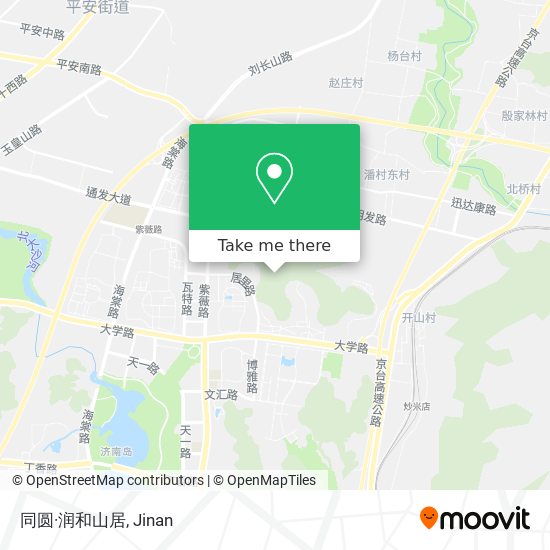 同圆·润和山居 map
