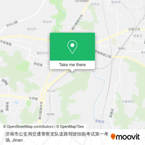 济南市公安局交通警察支队道路驾驶技能考试第一考场 map