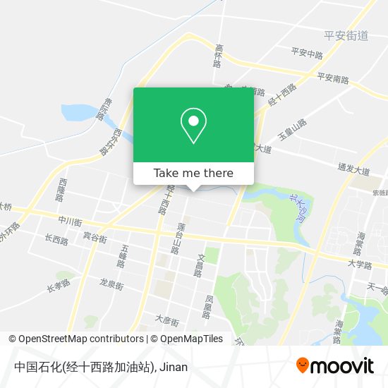 中国石化(经十西路加油站) map