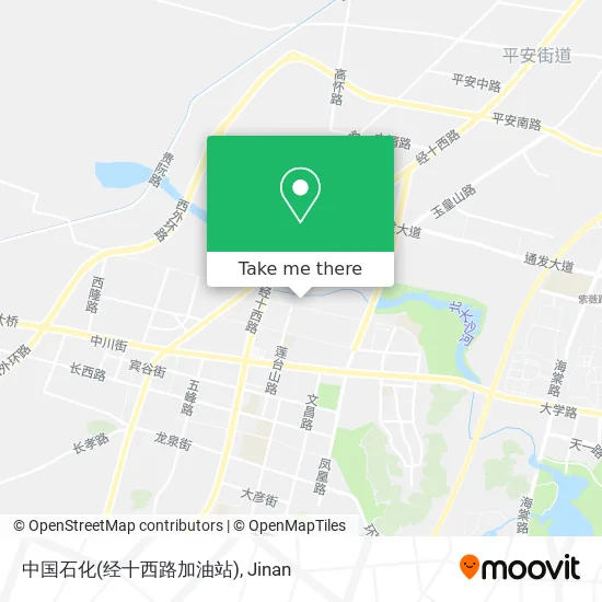 中国石化(经十西路加油站) map
