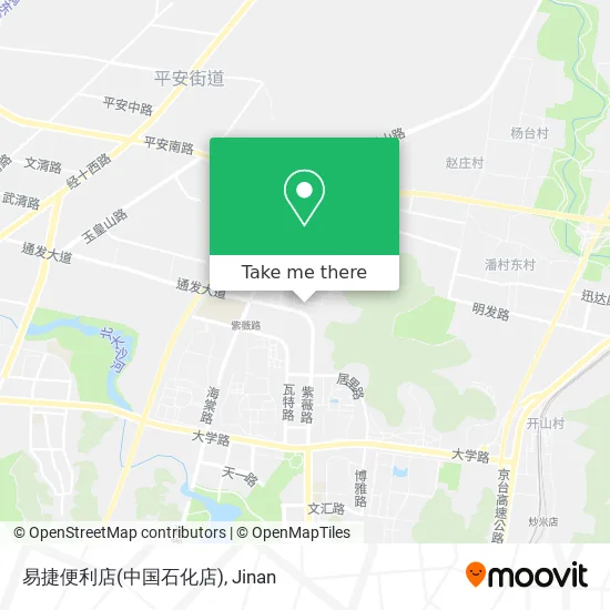 易捷便利店(中国石化店) map