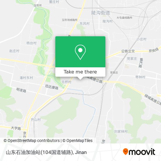 山东石油加油站(104国道辅路) map