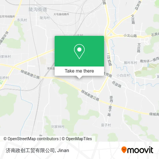 济南政创工贸有限公司 map