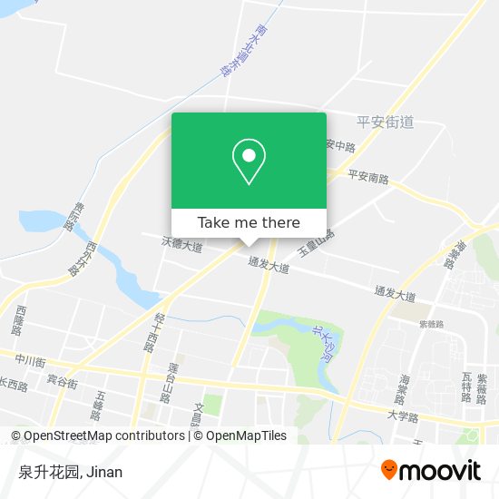 泉升花园 map