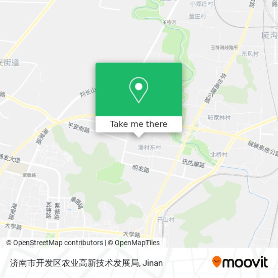 济南市开发区农业高新技术发展局 map