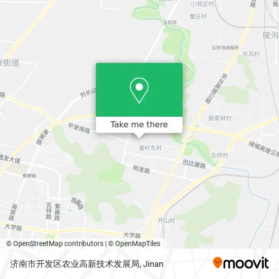 济南市开发区农业高新技术发展局 map