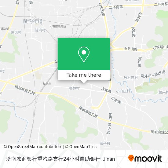 济南农商银行重汽路支行24小时自助银行 map