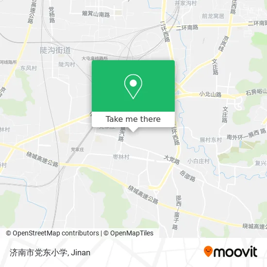 济南市党东小学 map