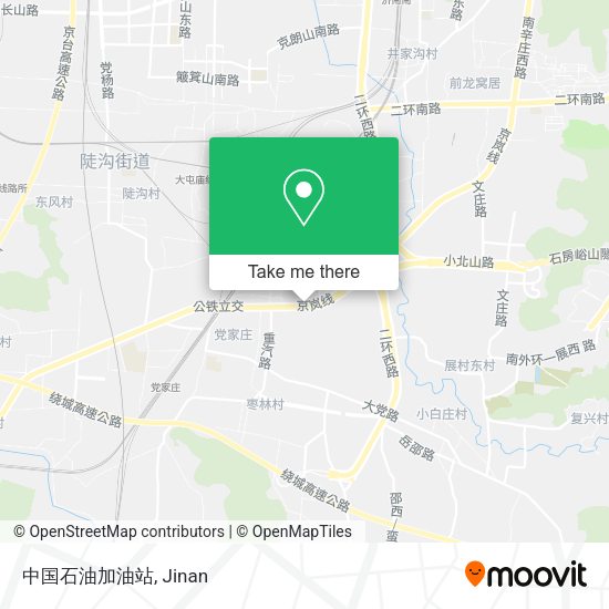 中国石油加油站 map