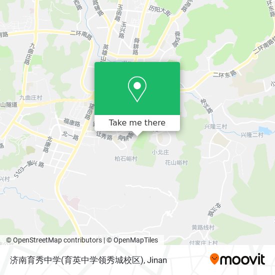 济南育秀中学(育英中学领秀城校区) map
