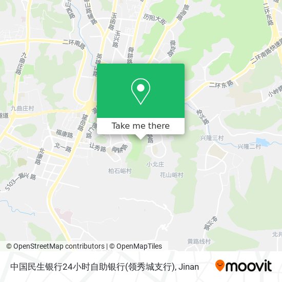 中国民生银行24小时自助银行(领秀城支行) map