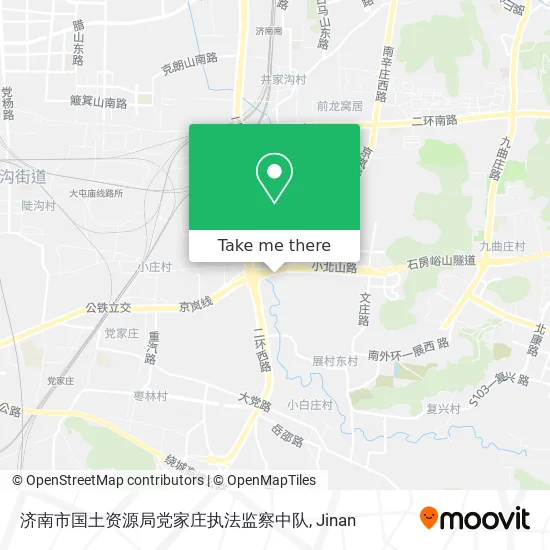济南市国土资源局党家庄执法监察中队 map