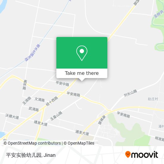 平安实验幼儿园 map