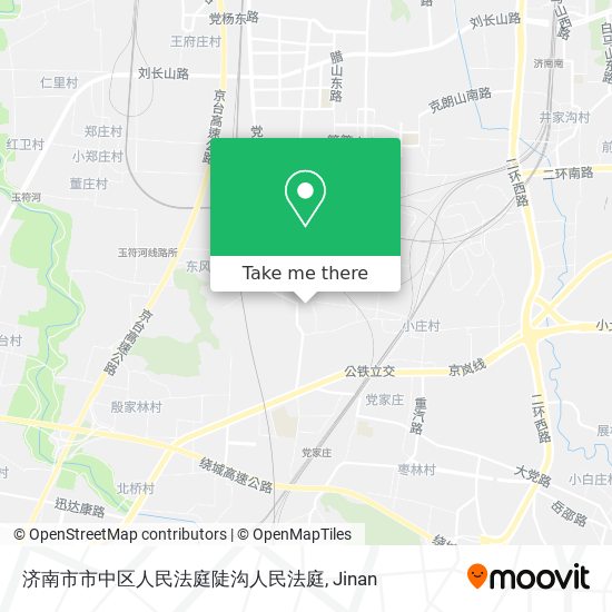 济南市市中区人民法庭陡沟人民法庭 map