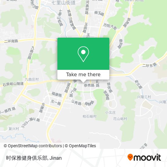时保雅健身俱乐部 map