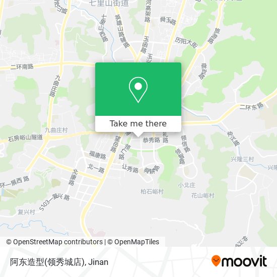阿东造型(领秀城店) map