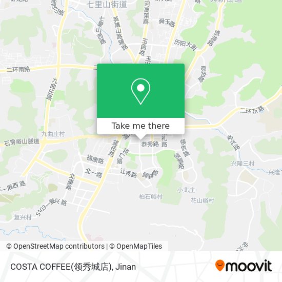 COSTA COFFEE(领秀城店) map