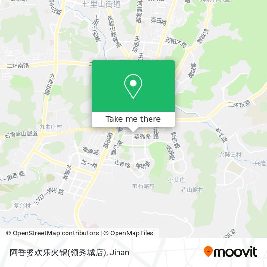 阿香婆欢乐火锅(领秀城店) map