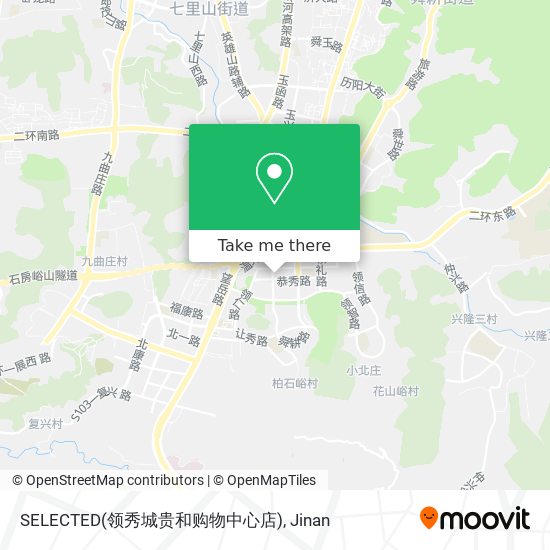 SELECTED(领秀城贵和购物中心店) map