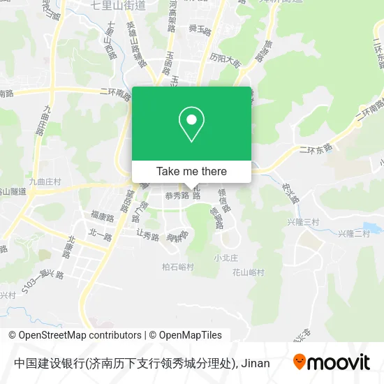 中国建设银行(济南历下支行领秀城分理处) map