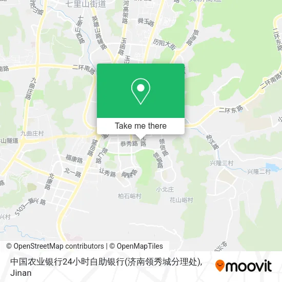 中国农业银行24小时自助银行(济南领秀城分理处) map