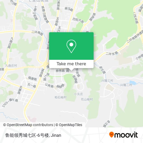 鲁能领秀城七区-6号楼 map