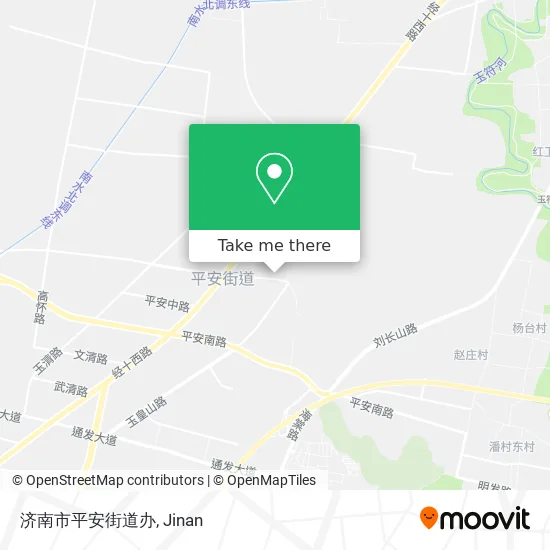 济南市平安街道办 map