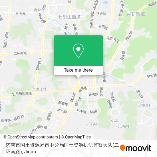 济南市国土资源局市中分局国土资源执法监察大队(二环南路) map