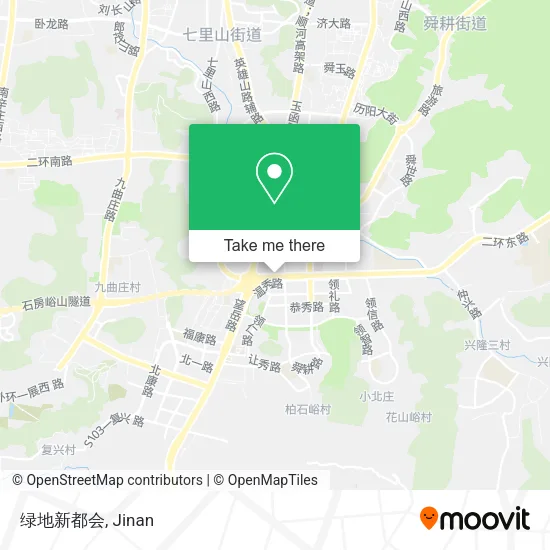 绿地新都会 map