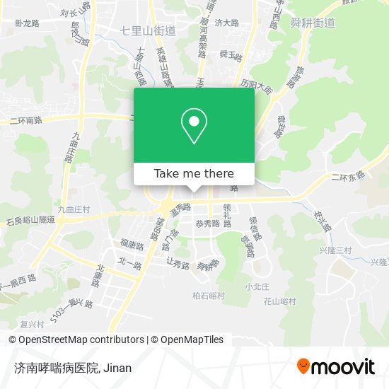 济南哮喘病医院 map